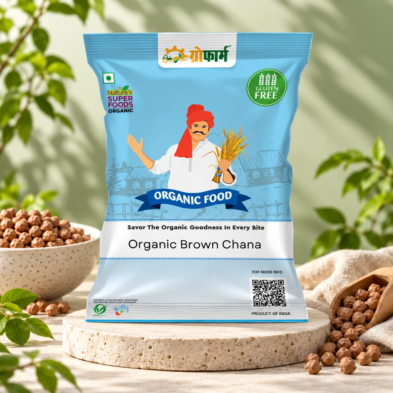 Organic Brown Chana